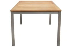 OUTFLEXX Set, Silber, 200/300 X 100 Cm, Edelstahl/Teak, Ausziehtisch, 6 Stapelstühle, 2 Multipositionssessel -Kettler Verkäufe 10 14150 1.jpg