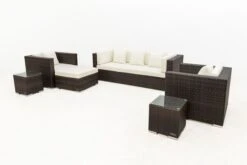 OUTFLEXX Loungemöbel-Set, Braun Marmoriert, Polyrattan, 6 Pers, Wasserfeste Kissenbox -Kettler Verkäufe 10 16063 BOX A.jpg