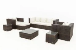 OUTFLEXX Loungemöbel-Set, Braun Marmoriert, Polyrattan, 6 Pers, Wasserfeste Kissenbox, Inkl. Beistelltisch -Kettler Verkäufe 10 16063 BOX B.jpg