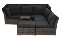 Ploß Rocking Loungeset, Grau/braun-meliert, Polyrattan, 5-6 Personen, Inkl. Sonnendach -Kettler Verkäufe 10 18220.jpg