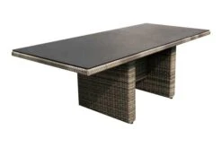 Ploß Rabida Dining Tisch, Champagner-meliert, Polyrattan, 220 X 100 Cm, Glasplatte In Steinoptik -Kettler Verkäufe 10 20161.jpg