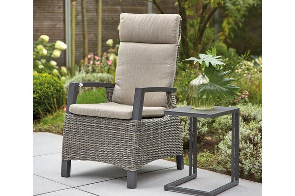 SIENA GARDEN Corido Dining Sessel, Charcoal, Alu / Gardino®-Geflecht, 76x62x109 Cm, Verstellbar 14 SIENA GARDEN Corido Dining Sessel, Charcoal, Alu / Gardino®-Geflecht, 76x62x109 Cm, Verstellbar – Bild 12
