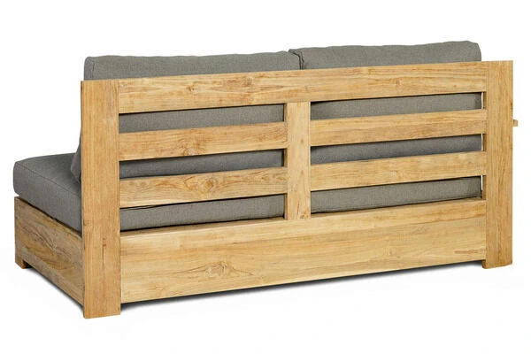 OUTFLEXX Kassel Ecklounge, Recyceltes Teakholz, Inkl. Polster Aus Olefin, Rustikal Gebürstet 13 OUTFLEXX Kassel Ecklounge, Recyceltes Teakholz, Inkl. Polster Aus Olefin, Rustikal Gebürstet – Bild 11