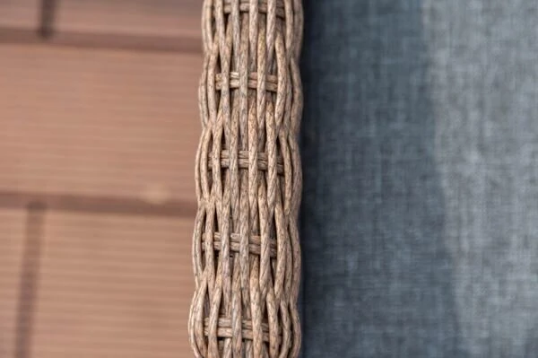 OUTFLEXX 2er Set Dining Sessel, Hellbraun, Polyrattan, 55 X 65 X 112 Cm, Rücken Stufenlos Verstellbar 14 OUTFLEXX 2er Set Dining Sessel, Hellbraun, Polyrattan, 55 X 65 X 112 Cm, Rücken Stufenlos Verstellbar – Bild 12