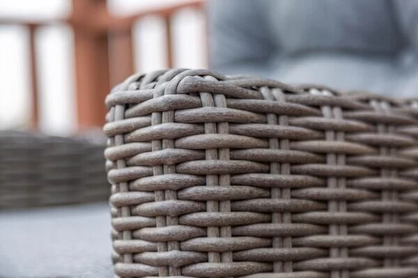 OUTFLEXX Dining Sessel, Grau, Polyrattan, 74 X 83 X 110 Cm, Stufenlos Verstellbar, Inkl. Hocker 14 OUTFLEXX Dining Sessel, Grau, Polyrattan, 74 X 83 X 110 Cm, Stufenlos Verstellbar, Inkl. Hocker – Bild 12