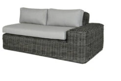 OUTFLEXX Ecklounge, Two Tone Grey, Polyrattan, 6 Personen, Inkl. Tisch/Hocker 90 X 90 Cm Und Polster In Grau -Kettler Verkäufe 11 20907.jpg