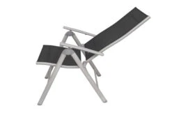 VILLANA Multipositionssessel, Silber/schwarz, Aluminium/Textil, 67 X 58 X 113 Cm, Klappbar -Kettler Verkäufe 12 13397.jpg
