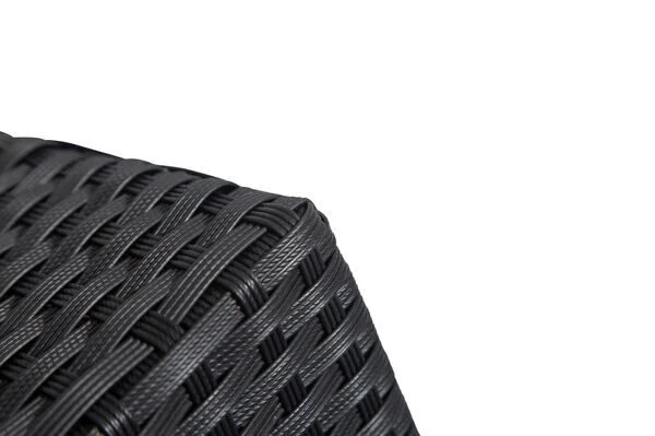 OUTFLEXX Loungemöbel-Set, Schwarz, Polyrattan, 5 Personen, Wasserfeste Kissenbox, Inkl. Kaffeetisch 14 OUTFLEXX Loungemöbel-Set, Schwarz, Polyrattan, 5 Personen, Wasserfeste Kissenbox, Inkl. Kaffeetisch – Bild 12