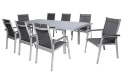 KETTLER BasicPlus Esstischgarnitur, Silber, Alu/Textilene, Tisch 180/240x100cm, 8 Stapelsessel -Kettler Verkäufe 12 19310.jpg