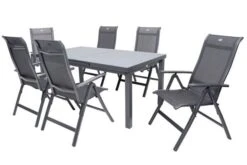 HARTMAN Alice Comfort Esstischgarnitur, Xerix, Alu/Textilene, Tisch 180/240x100cm, 6 Multipositionssessel -Kettler Verkäufe 12 19331.jpg