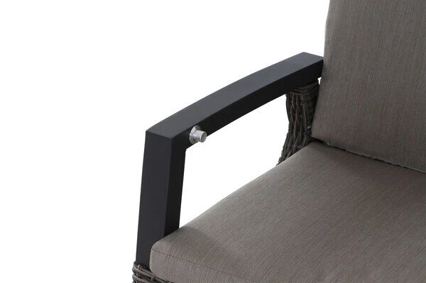 SIENA GARDEN Corido Dining Sessel, Charcoal, Alu / Gardino®-Geflecht, 76x62x109 Cm, Verstellbar 16 SIENA GARDEN Corido Dining Sessel, Charcoal, Alu / Gardino®-Geflecht, 76x62x109 Cm, Verstellbar – Bild 14