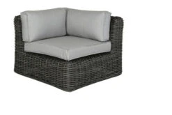 OUTFLEXX Ecklounge, Two Tone Grey, Polyrattan, 6 Personen, Inkl. Tisch/Hocker 90 X 90 Cm Und Polster In Grau -Kettler Verkäufe 12 20907.jpg