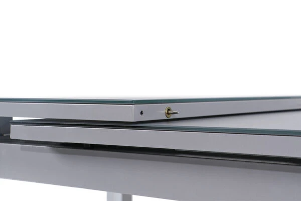 OUTFLEXX Premium Esstischgarnitur, Silber/grau, Alu/Textilene, Ausziehtisch 180/240 X 100 Cm, 6 Multipositionssessel 13 OUTFLEXX Premium Esstischgarnitur, Silber/grau, Alu/Textilene, Ausziehtisch 180/240 X 100 Cm, 6 Multipositionssessel – Bild 11