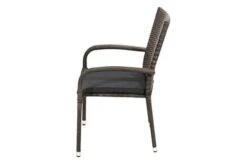 Ploß Rocking Basic Stapelstuhl, Grau/braun-meliert, Polyrattan, 56 X 64 X 92 Cm, Inkl. Polster -Kettler Verkäufe 13 20148.jpg