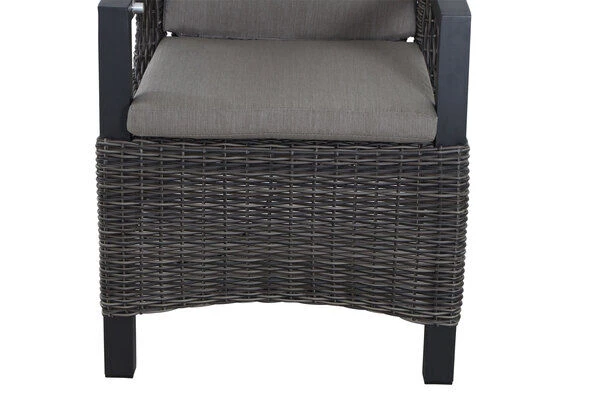 SIENA GARDEN Corido Dining Sessel, Charcoal, Alu / Gardino®-Geflecht, 76x62x109 Cm, Verstellbar 17 SIENA GARDEN Corido Dining Sessel, Charcoal, Alu / Gardino®-Geflecht, 76x62x109 Cm, Verstellbar – Bild 15