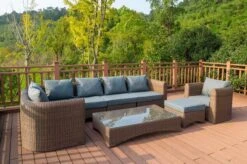 OUTFLEXX Loungegarnitur, Hellbraun, Polyrattan, 8tlg, 7 Personen, Inkl. Polster Und Kissen 34 OUTFLEXX Loungegarnitur, Hellbraun, Polyrattan, 8tlg, 7 Personen, Inkl. Polster Und Kissen -Kettler Verkäufe 13 20918.jpg