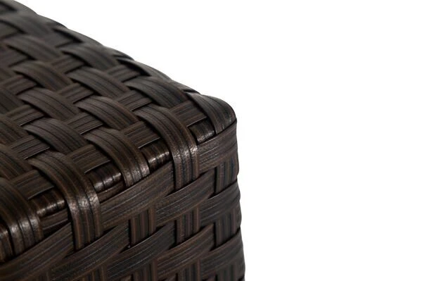 OUTFLEXX Loungemöbel-Set, Braun, Polyrattan, 5 Personen, Wasserfeste Kissenbox, Inkl. Loungetisch 17 OUTFLEXX Loungemöbel-Set, Braun, Polyrattan, 5 Personen, Wasserfeste Kissenbox, Inkl. Loungetisch – Bild 15