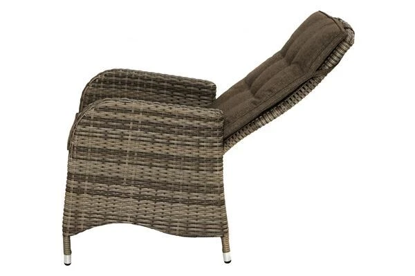 Ploß Rabida Dining Sessel, Champagner-meliert, Polyrattan, Verstellbar, Mit Fußhocker 16 Ploß Rabida Dining Sessel, Champagner-meliert, Polyrattan, Verstellbar, Mit Fußhocker – Bild 14