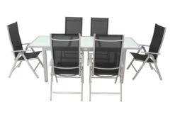 VILLANA Sitzgruppe, Silber/schwarz, Alu/Textil, Tisch 160/220 Cm, 6 Multipositionssessel -Kettler Verkäufe 15 13872.jpg