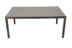 OUTFLEXX Dining Tisch, Braun Marmoriert, Polyrattan, 180 X 100 Cm, Tischplatte Spraystone, 6mm -Kettler Verkäufe 15 20665.jpg