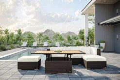 OUTFLEXX Loungemöbel-Set, Braun Marmoriert, 5 Pers, Polyrattan, Wasserfeste Kissenbox, Inkl. Loungetisch 15 OUTFLEXX Loungemöbel-Set, Braun Marmoriert, 5 Pers, Polyrattan, Wasserfeste Kissenbox, Inkl. Loungetisch -Kettler Verkäufe 16068 BOX D CGI 02.jpg