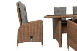 OUTFLEXX Dining Set, Hellbraun, Polyrattan, Tisch 220x100cm, Spraystone, 6mm, 6 Dining Sessel, Verstellbar 37 OUTFLEXX Dining Set, Hellbraun, Polyrattan, Tisch 220x100cm, Spraystone, 6mm, 6 Dining Sessel, Verstellbar -Kettler Verkäufe 16 20680.jpg