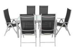 VILLANA Sitzgruppe, Silber/schwarz, Alu/Textil, Tisch 160/220 Cm, 6 Multipositionssessel -Kettler Verkäufe 17 13872.jpg