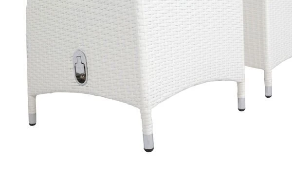 OUTFLEXX 2er Set Dining Sessel, Weiß, Polyrattan, 55 X 65 X 112 Cm, Rücken Stufenlos Verstellbar 20 OUTFLEXX 2er Set Dining Sessel, Weiß, Polyrattan, 55 X 65 X 112 Cm, Rücken Stufenlos Verstellbar – Bild 18