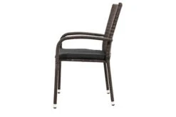 Ploß Rocking Sitzgruppe, Grau/braun-meliert, Polyrattan, Tisch 170 X 90 Cm, 6 Stapelstühle, Glasplatte In Steinoptik -Kettler Verkäufe 18 21077.jpg