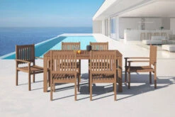 OUTFLEXX Esstischgarnitur, Natur, FSC-Akazienholz, Tisch 160 X 90 Cm, 6 Gartenstühle -Kettler Verkäufe 19657 2 CGI.jpg