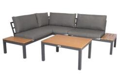 VILLANA Eck-Loungegruppe, Anthrazit/grau Meliert, Alu/Holzimitat/Polyester, 5 Personen, Inkl. Kissen -Kettler Verkäufe 19812 Polywood 02.jpg