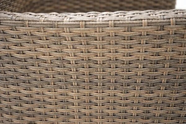 Ploß Rabida Sitzgruppe, Champagner-meliert, Polyrattan, Tisch 170x90 Cm, 6 Stapelsessel, Glasplatte In Steinoptik 21 Ploß Rabida Sitzgruppe, Champagner-meliert, Polyrattan, Tisch 170x90 Cm, 6 Stapelsessel, Glasplatte In Steinoptik – Bild 19