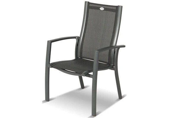 HARTMAN Belcampo Dining III Sessel, Xerix / Dunkelgrau, Alu / Textilene, 67 X 68 X 100 Cm 3 HARTMAN Belcampo Dining III Sessel, Xerix / Dunkelgrau, Alu / Textilene, 67 X 68 X 100 Cm