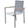 OUTFLEXX Gartensessel, Silber, Edelstahl/Textilene, Armlehnen Aus FSC-Teak, 56x67x88cm -Kettler Verkäufe 1 13500.jpg