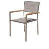 OUTFLEXX Stuhl, Taupe, Edelstahl/Textilene, Padded, Armlehnen Aus FSC-Teakholz, 62x56,5x86cm -Kettler Verkäufe 1 13516.jpg