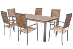 OUTFLEXX Set, Natur, Edelstahl/Teak, Esstisch 200 X 90 Cm, 6 Stapelstühle 15 OUTFLEXX Set, Natur, Edelstahl/Teak, Esstisch 200 X 90 Cm, 6 Stapelstühle -Kettler Verkäufe 1 14210.jpg