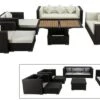OUTFLEXX Loungemöbel-Set, Braun, Polyrattan, Für 9 Personen, Inkl. Loungetisch, Wasserfeste Kissenbox -Kettler Verkäufe 1 1599 BOX D.jpg