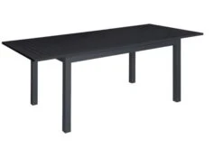 DOPPLER Expert Esstisch, Anthrazit/schwarz, Aluminium, 150-210 X 90 Cm, Ausziehbar
