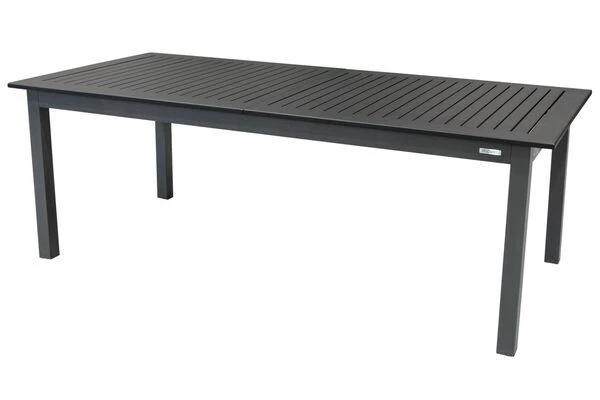 DOPPLER Expert Esstisch, Anthrazit/schwarz, Aluminium, 220-280 X 100 Cm, Ausziehbar 4 DOPPLER Expert Esstisch, Anthrazit/schwarz, Aluminium, 220-280 X 100 Cm, Ausziehbar – Bild 2