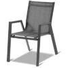 HARTMAN Aruba Stapelsessel, Xerix/anthrazit, Alu/Textilene, 75x55x88cm