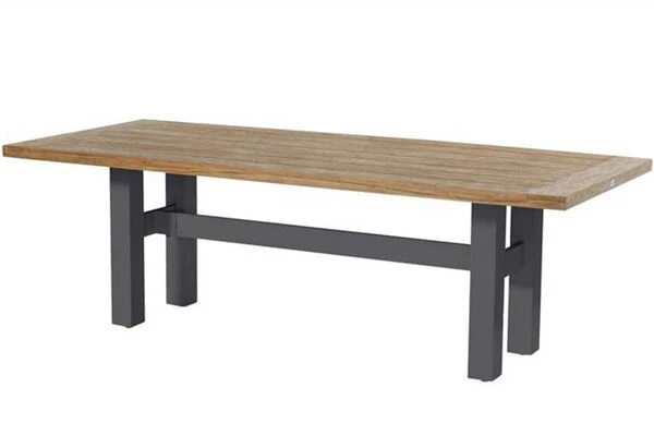 HARTMAN Yasmani Esstisch, Xerix/vintage Brown, Alu/Teak, 240x100cm 3 HARTMAN Yasmani Esstisch, Xerix/vintage Brown, Alu/Teak, 240x100cm