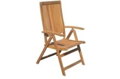 OUTFLEXX Klappsessel, Natur, FSC-Akazienholz, 60 X 70 X 113 Cm, Verstellbar