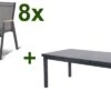 HARTMAN Aruba Teak Esstischgarnitur, Xerix, Alu/Textilene, Tisch 180/240x100cm, 8 Stapelsessel 1 HARTMAN Aruba Teak Esstischgarnitur, Xerix, Alu/Textilene, Tisch 180/240x100cm, 8 Stapelsessel -Kettler Verkäufe 1 19340.jpg