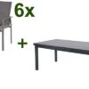 HARTMAN Canterbury Esstischgarnitur, Xerix, Alu/Textilene, Tisch 180/240x100cm, 6 Stapelsessel -Kettler Verkäufe 1 19355.jpg
