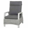 SIENA GARDEN Corido Loungesessel, Ice Grey, Alu / Gardino®-Geflecht, 73 X 87 X 103 Cm
