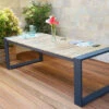 OUTFLEXX Kona Esstisch, Dark Grey/natur, Alu/recycled FSC®-Teak, 240x100x76cm, Rustikal Gebürstet, U-Gestell -Kettler Verkäufe 1 20326.jpg