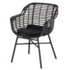 HARTMAN Cecilia Diningsessel, Schwarz, Alu / Polyrattan, 62 X 62 X 84 Cm -Kettler Verkäufe 1 20444.jpg