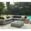 OUTFLEXX Ecklounge, White Faded Grey, Polyrattan, 6 Personen, Inkl. Tisch/Hocker 90 X 90 Cm Und Polster Aus Olefin In Anthrazit -Kettler Verkäufe 1 20790.jpg