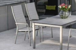 STERN Cardiff Stapelsessel, Silber Gepolstert, Edelstahl/Textil/Aluminiumarmlehnen, 68,5x56x110 Cm, Stapelbar -Kettler Verkäufe 1 21902.jpg