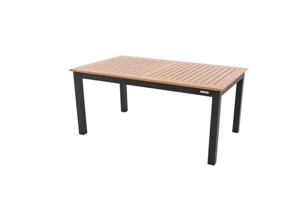 DOPPLER Expert Esstisch, Anthrazit/Holzoptik, Aluminium , 150-210x90 Cm, Ausziehbar 4 DOPPLER Expert Esstisch, Anthrazit/Holzoptik, Aluminium , 150-210x90 Cm, Ausziehbar – Bild 2